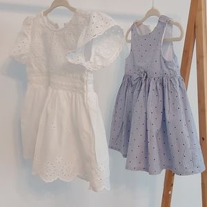 Set of 2 Baby Dresses - Zara & H&M